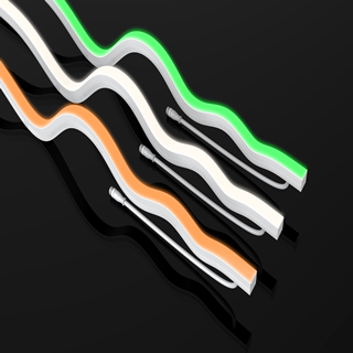 Seamless joint flex neon stripes